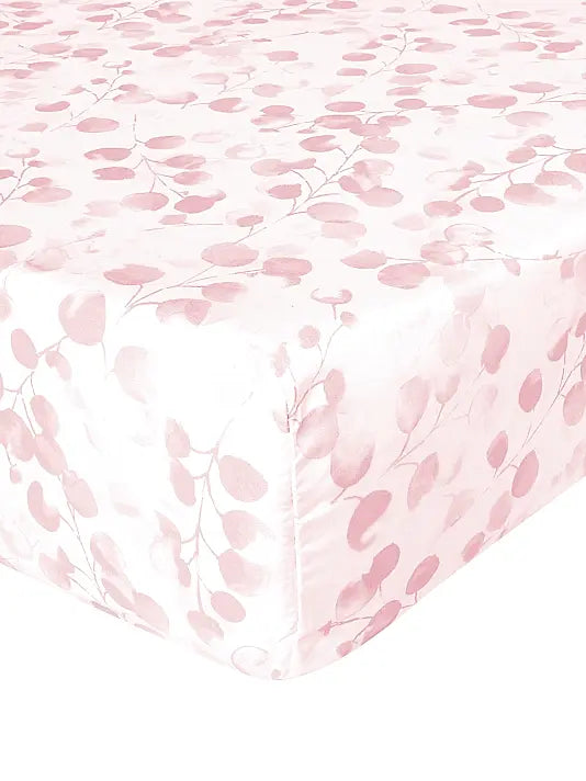 Rosée Rose 300-Thread Count Cotton Sateen Sheet Set & Pillowcases – Rose