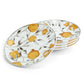 Pomegranate Motif 4-Piece Tidbit Plate Set