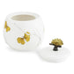 Butterfly Ginkgo Porcelain Sugar Pot