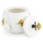Butterfly Ginkgo Porcelain Sugar Pot