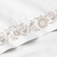 Eloise Embroidered Cotton Sateen Sheet & Pillowcase Collection