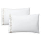 Eloise Embroidered Cotton Sateen Sheet & Pillowcase Collection