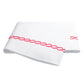 Classic Chain Embroidered Cotton Percale Sheet & Pillowcase Set