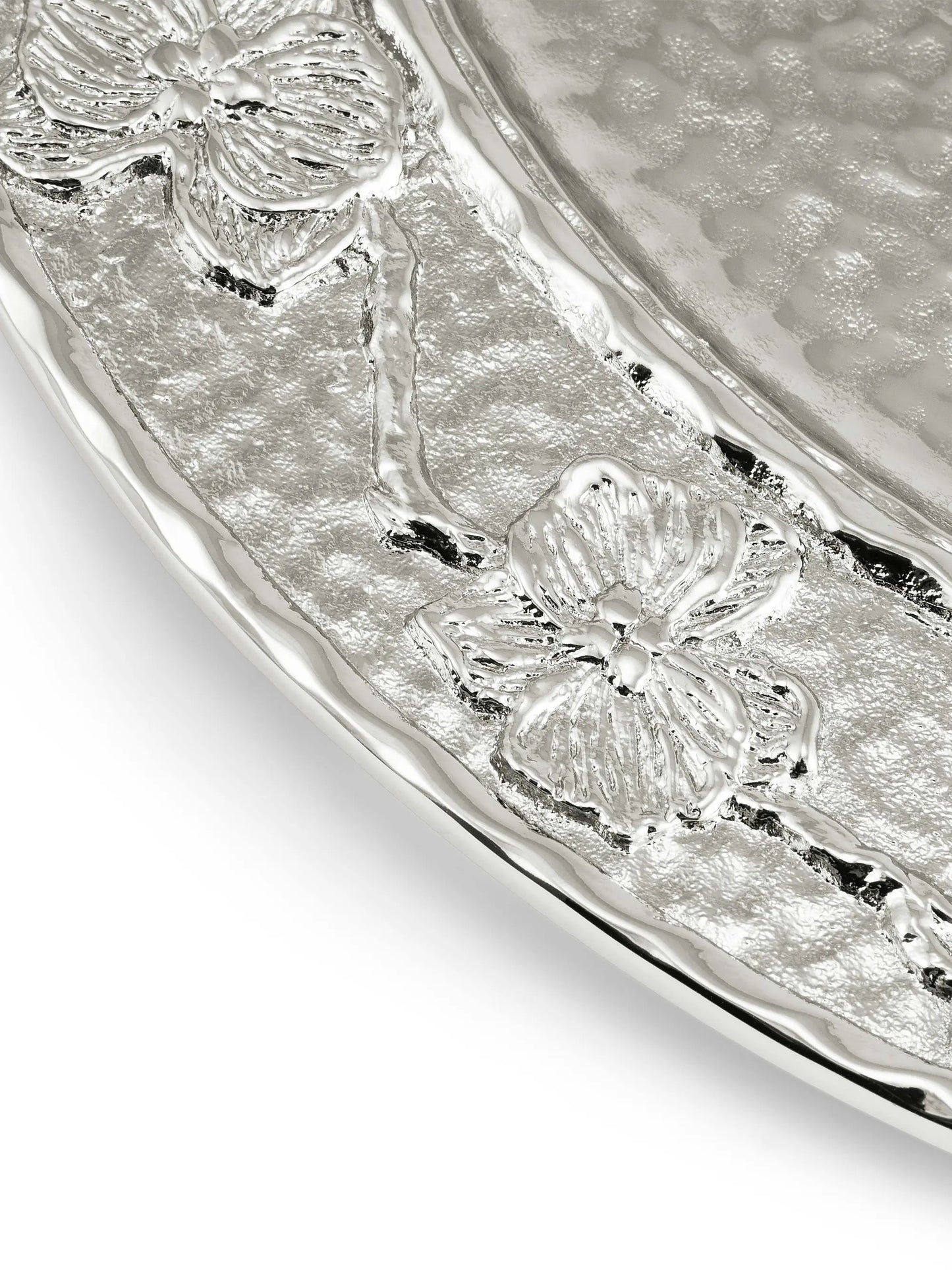 White Orchid Charger Plate