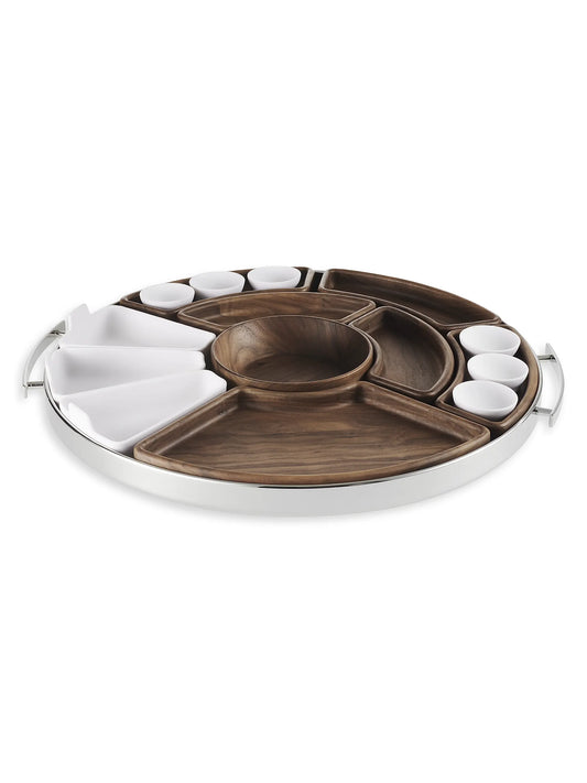 Mood Asia Stainless Steel Serving Tray Set