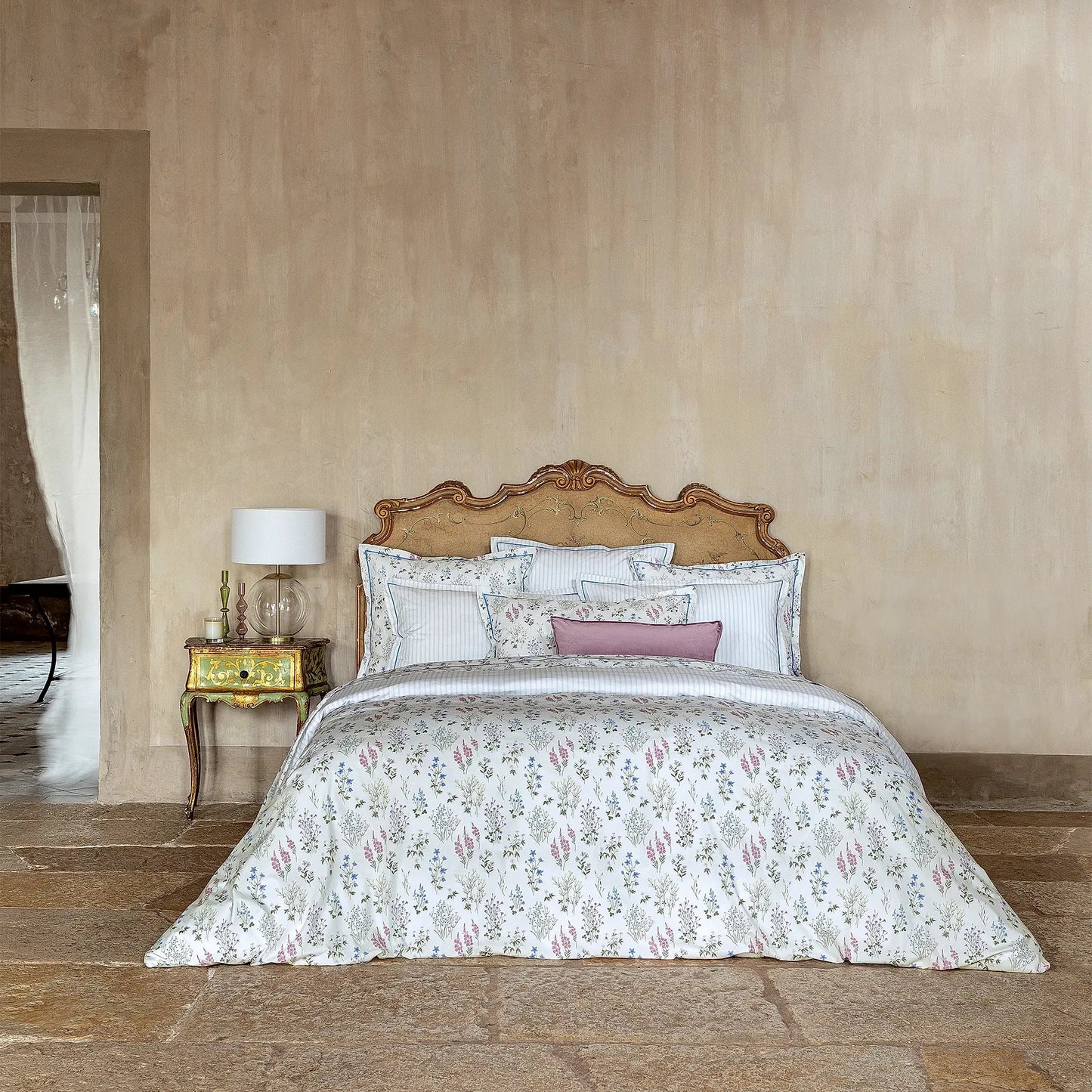 Éole Botanical Cotton Percale Sheet & Pillowcase Collection