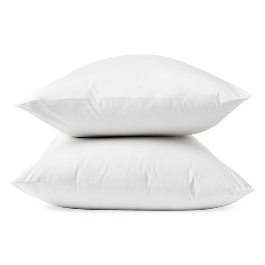 Heritage Organic Percale Jacquard-Border Pillowcase Set