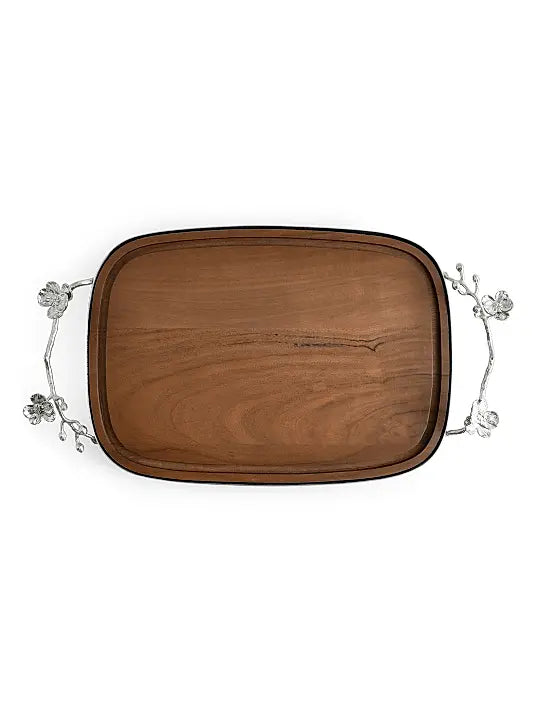 White Orchid Bread Board