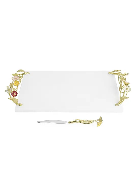 Wildflowers Cheeseboard & Knife