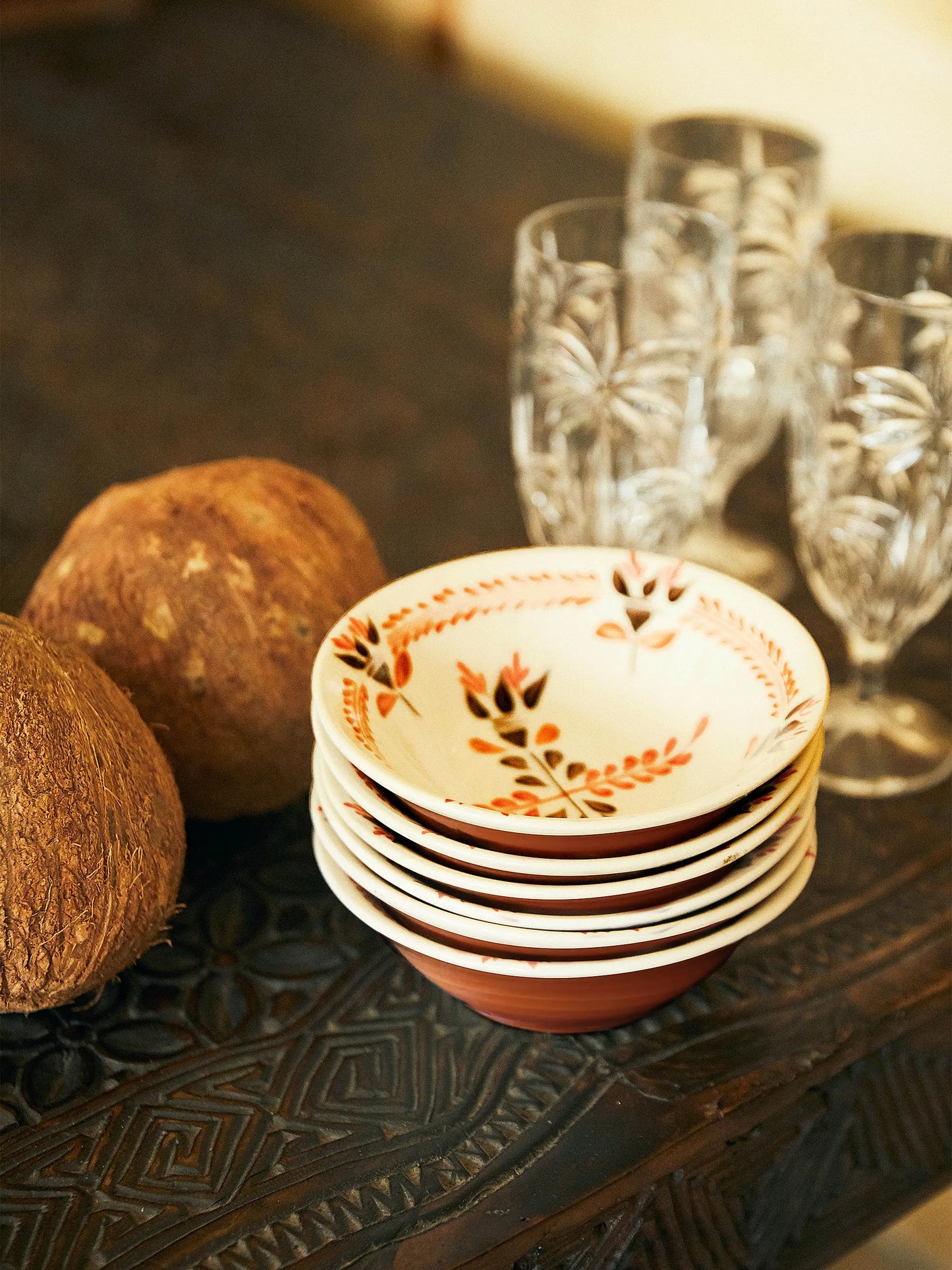 Macondo Hand-Painted Ceramic Bowl