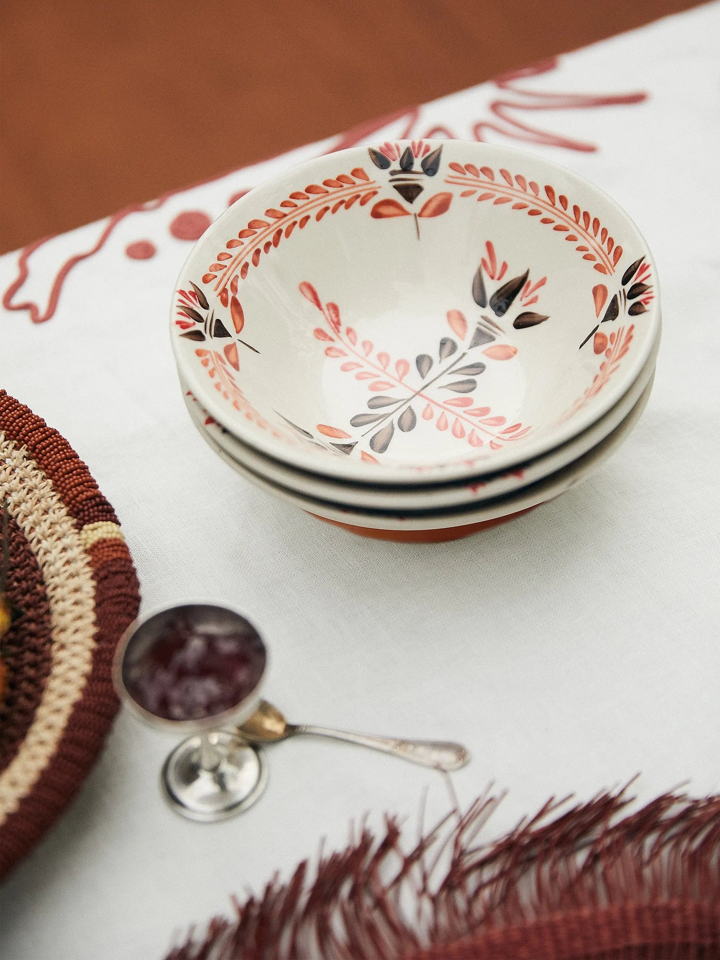 Macondo Hand-Painted Ceramic Bowl