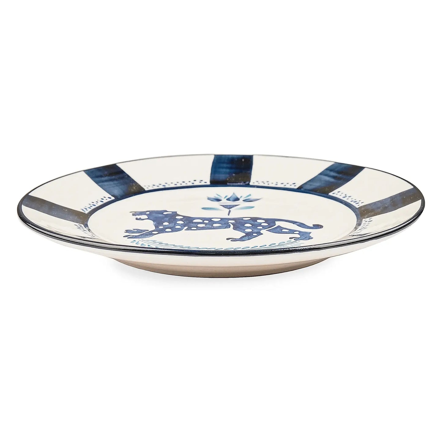 Aracata Hand-Painted Ceramic Dessert Plate