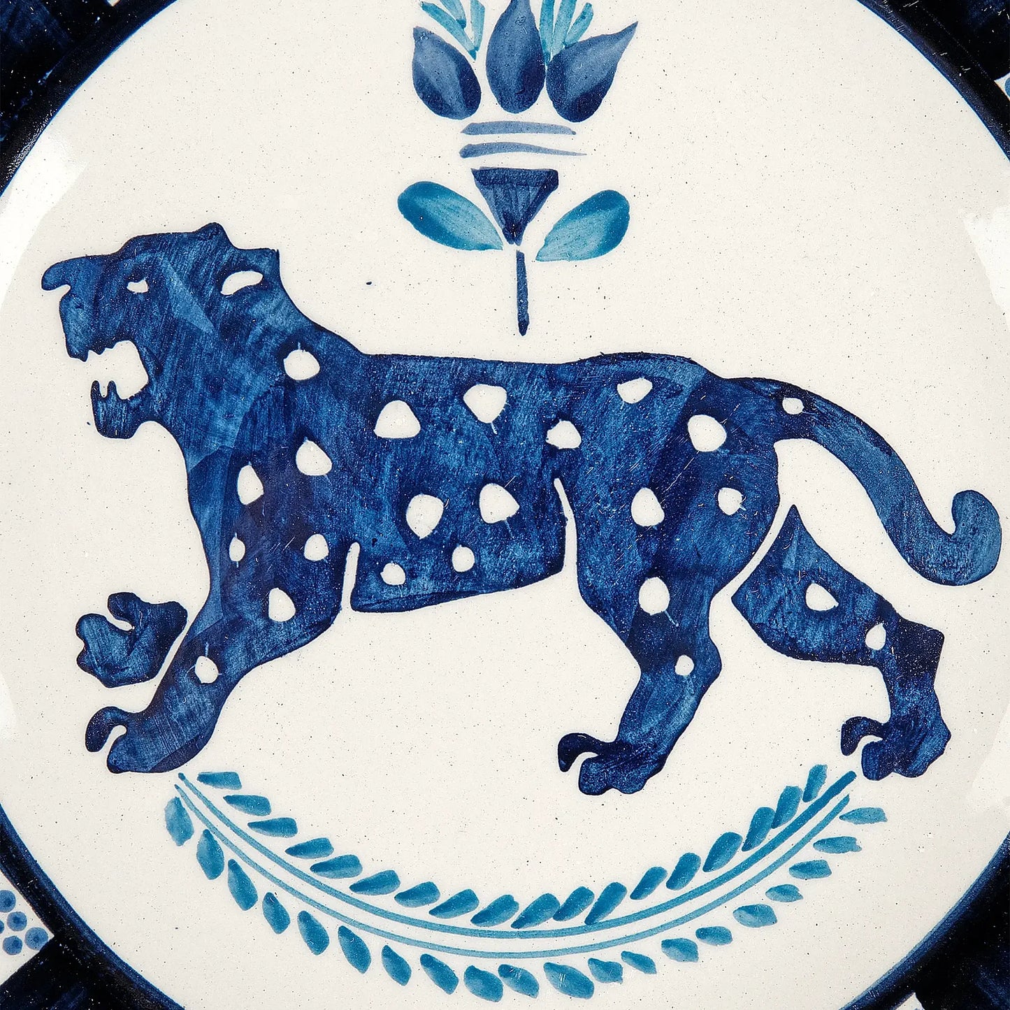 Aracata Hand-Painted Ceramic Dessert Plate