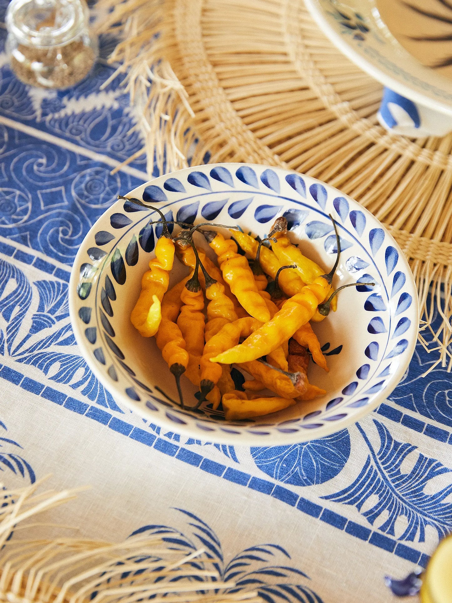 Peregrinos Hand-Painted Ceramic Bowls (2-Piece Set)