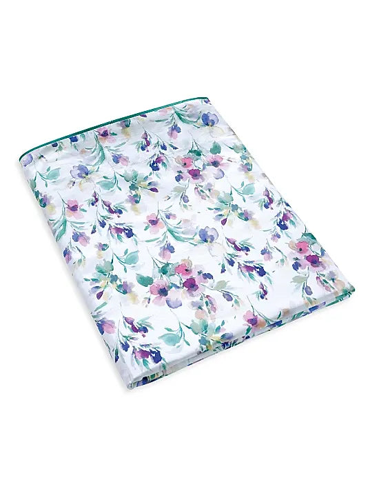 Enchantement Watercolor Floral Cotton Sheet & Pillowcase Set