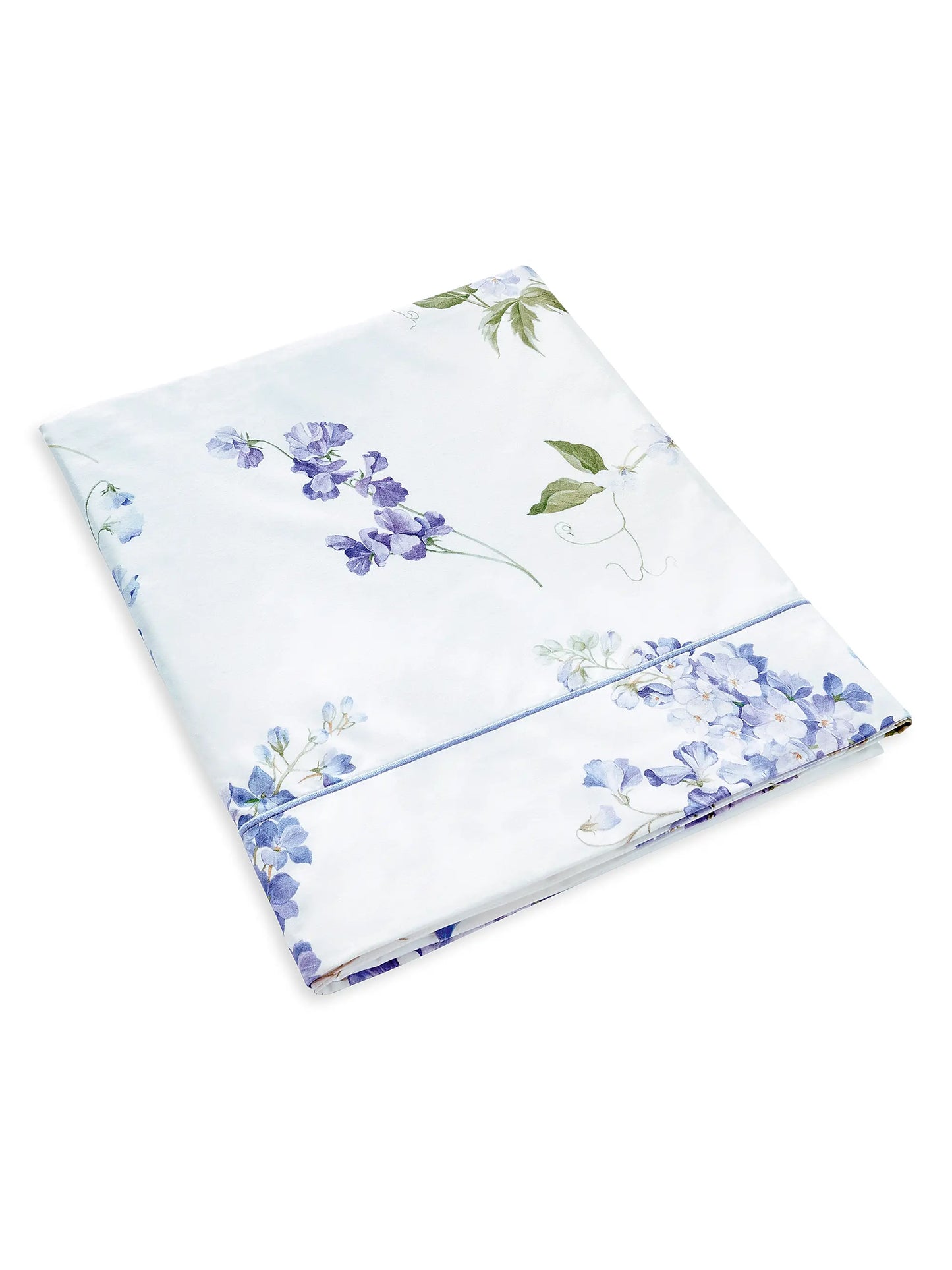 Charme Reversible Floral & Dot-Dash Cotton Sheet & Pillowcase Set