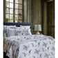 Charme Reversible Floral & Dot-Dash Cotton Sheet & Pillowcase Set