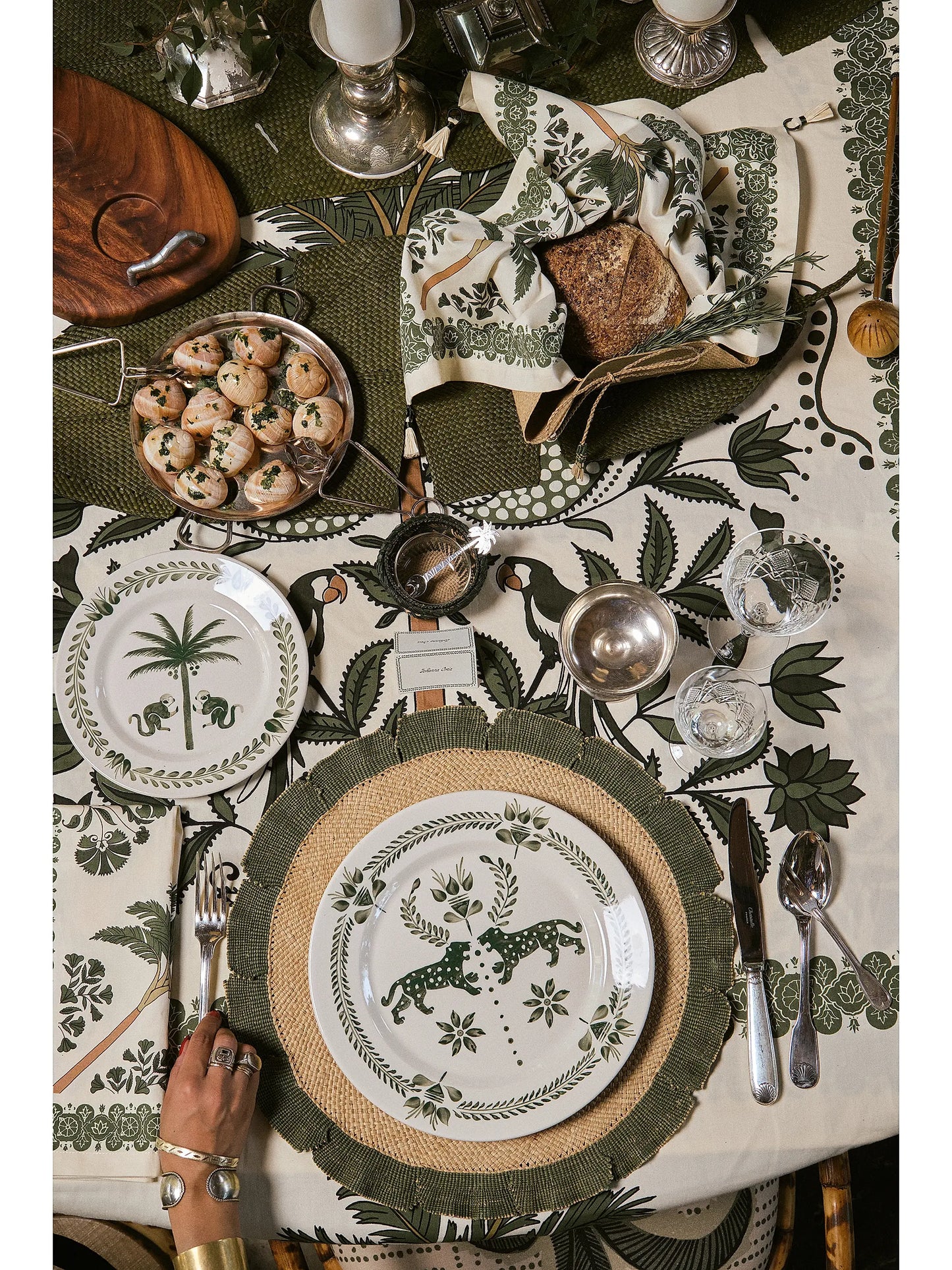 Artistic Ceramic Dinner Plate Set of 2