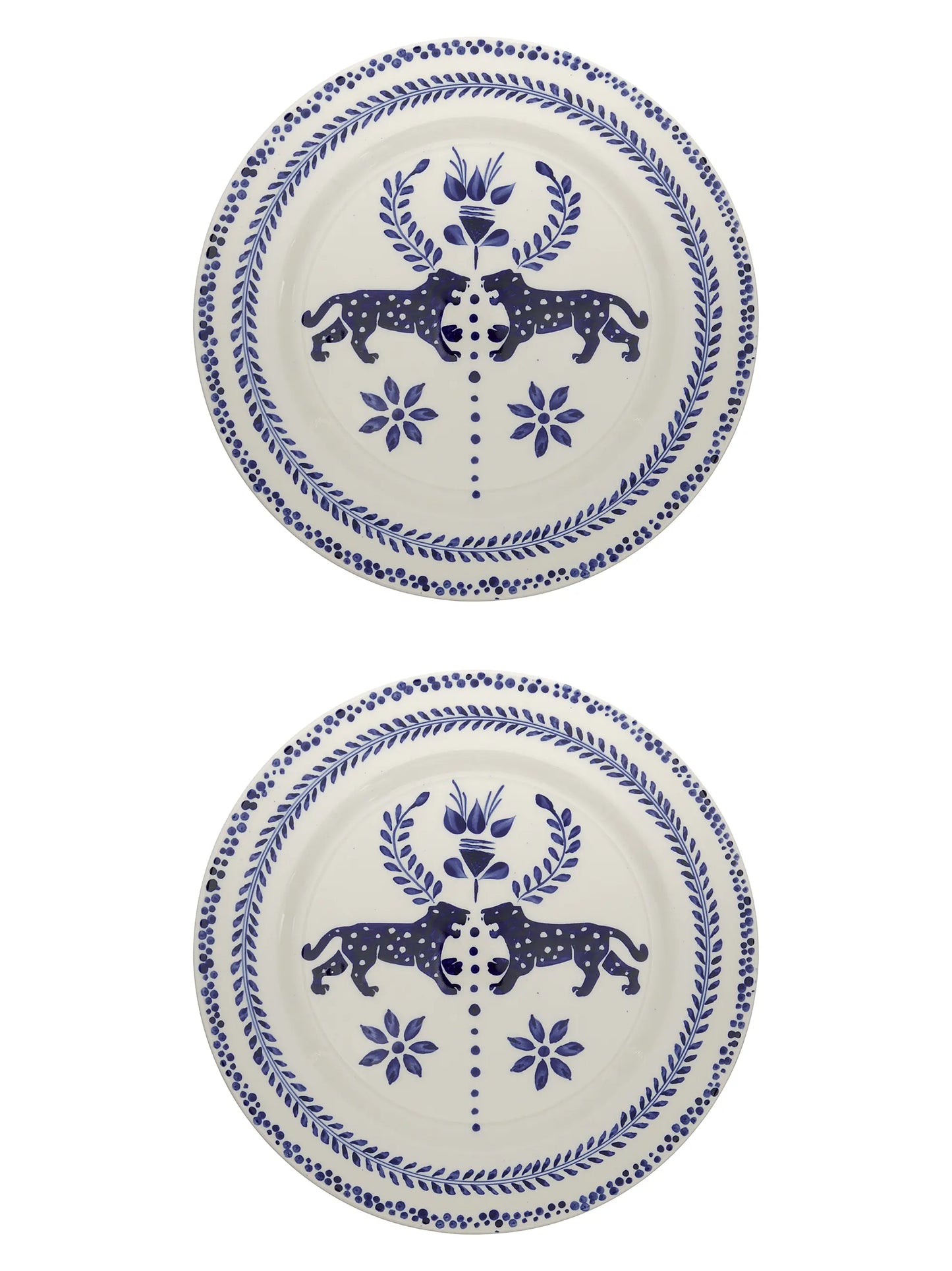Artistic Ceramic Dinner Plate Set of 2