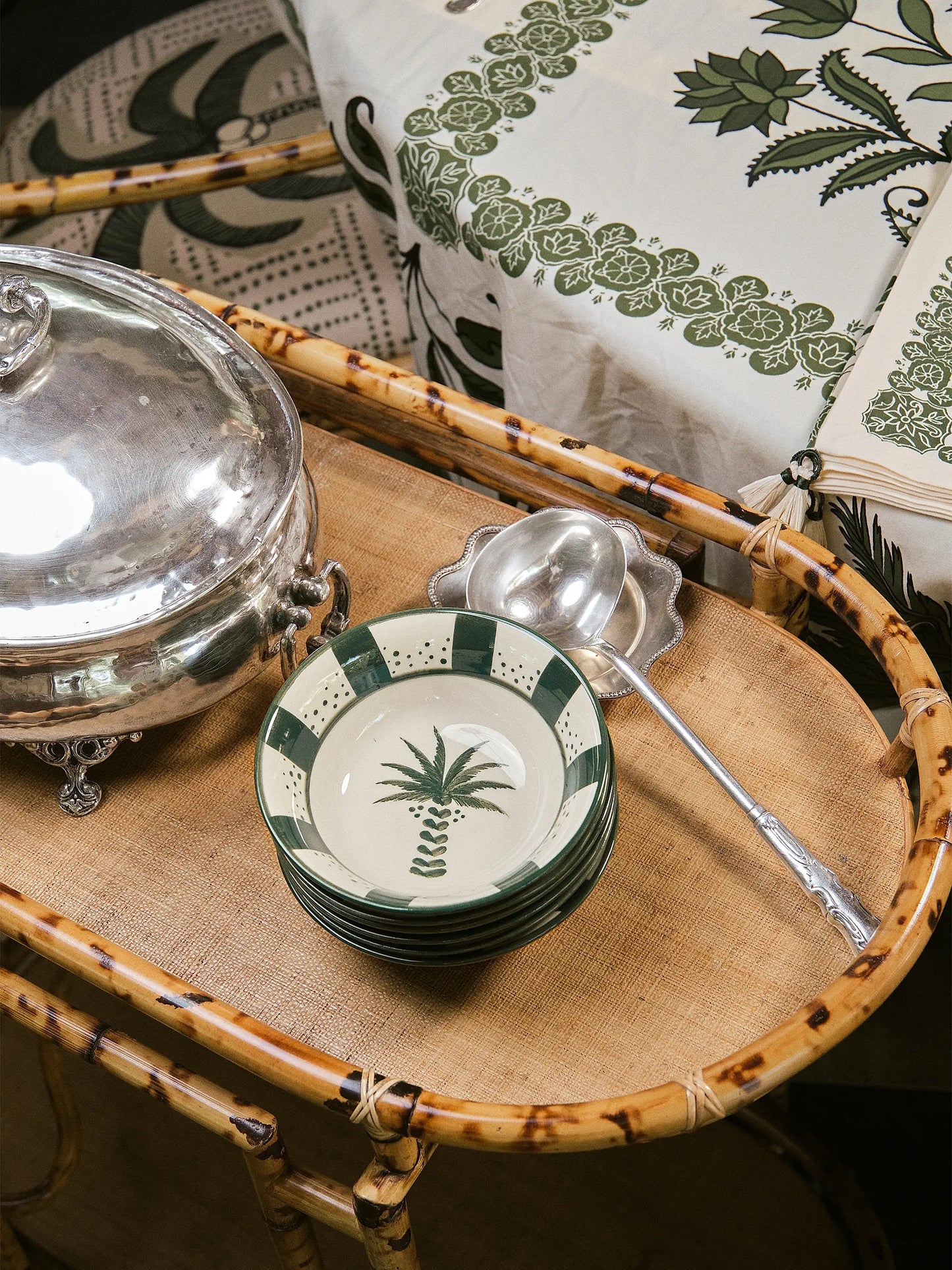 Palma Real Hand-Painted Ceramic Bowls (2-Piece Set)