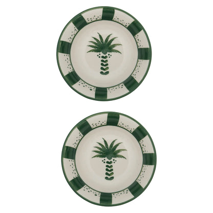 Palma Real Hand-Painted Ceramic Bowls (2-Piece Set)