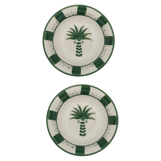 Palma Real Hand-Painted Ceramic Bowls (2-Piece Set)