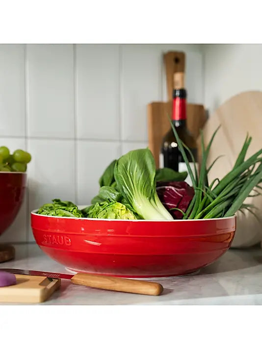 Ceramic 11.5-inch Shallow Serving Bowl