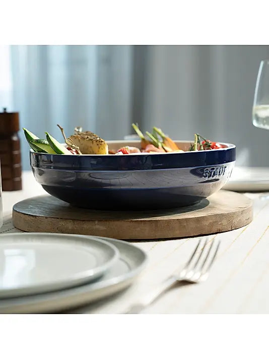 Ceramic 11.5-inch Shallow Serving Bowl