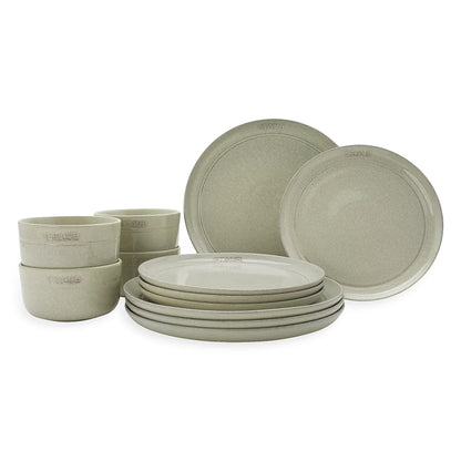 Classic Ceramic 12-Piece Dinnerware Set