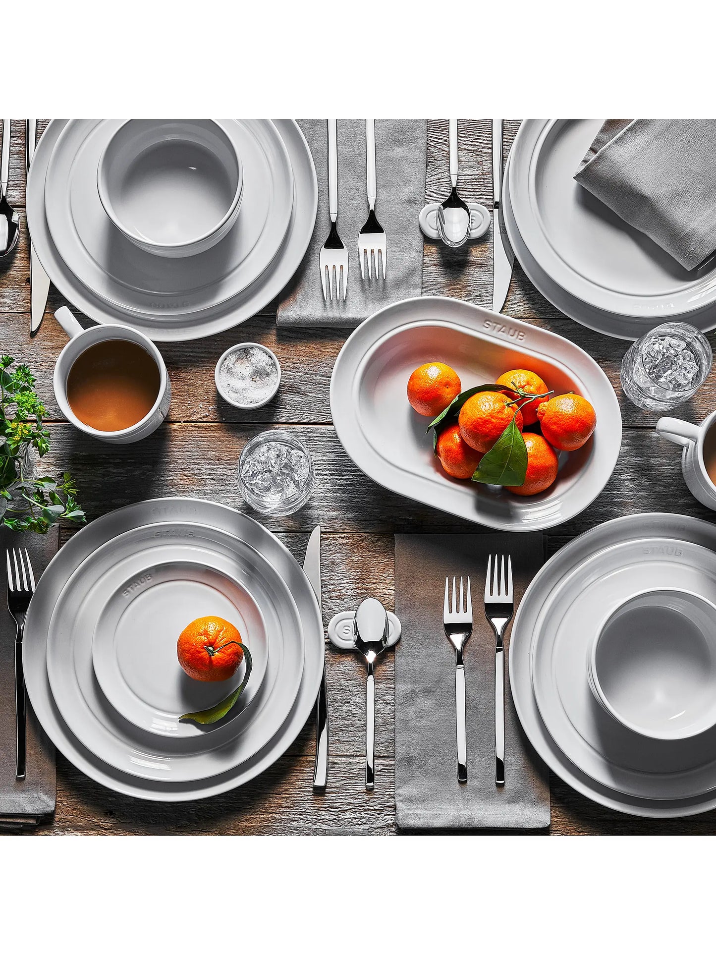 White Truffle 9.5 in Soup & Pasta Bowl Set — 4 Pieces