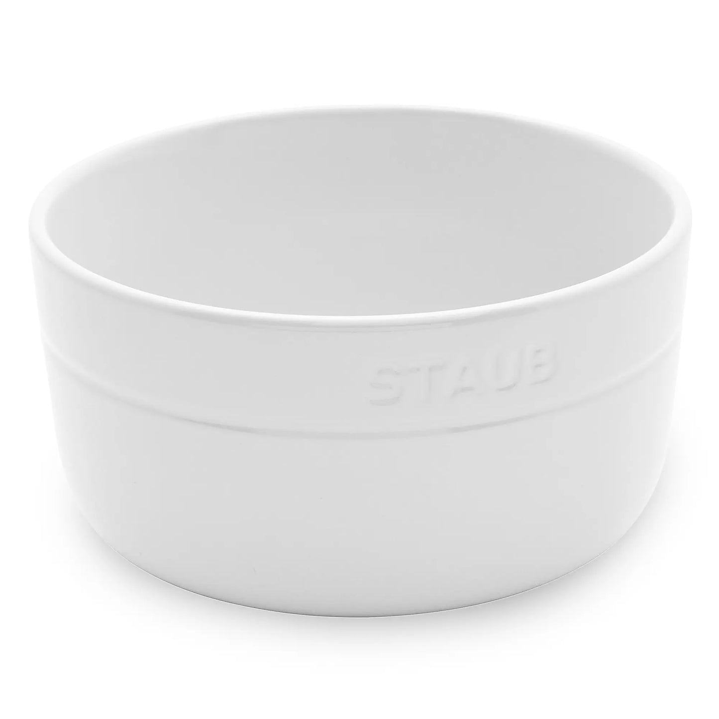 Staub 5″ Ceramic Cereal Bowl Set — White (4-Piece)