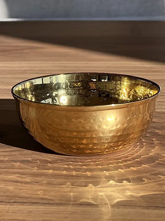 Dal Serving Bowl - Hammered Stainless Steel - Set of 4