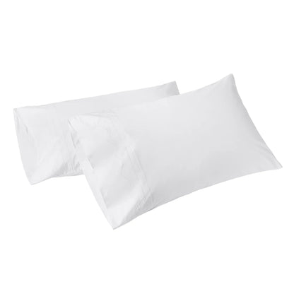 Vista Embroidered Organic Pillowcase Set (Pair)
