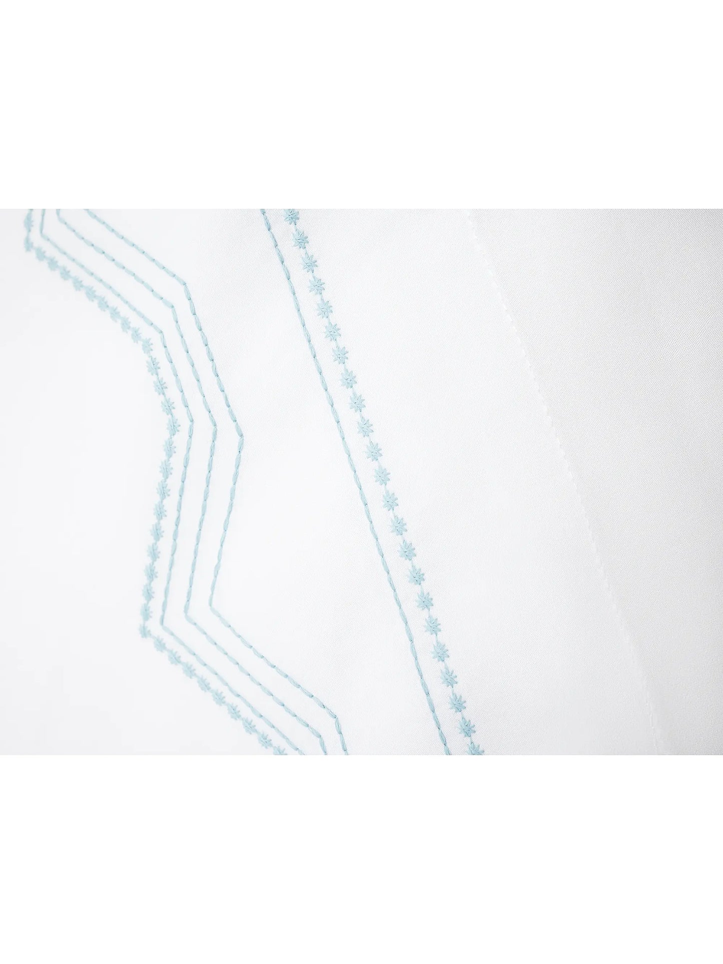 Vista Embroidered Organic Pillowcase Set (Pair)