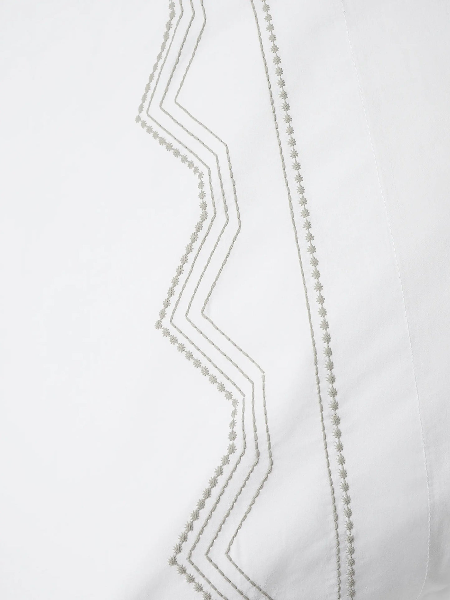 Vista Embroidered Organic Pillowcase Set (Pair)