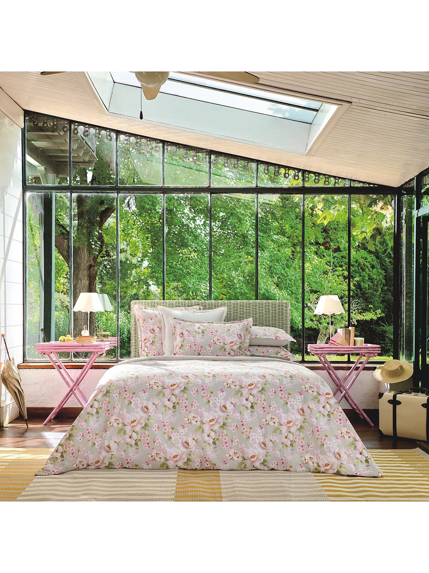 Voyageuse Organic Cotton Sateen Bedding Collection – Rose