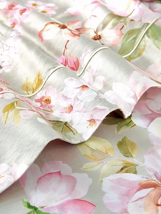 Voyageuse Organic Cotton Sateen Bedding Collection – Rose