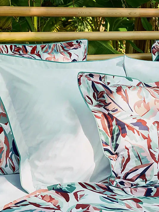 Postcard Organic Cotton Percale Sheet & Pillowcase Collection – Multicolor