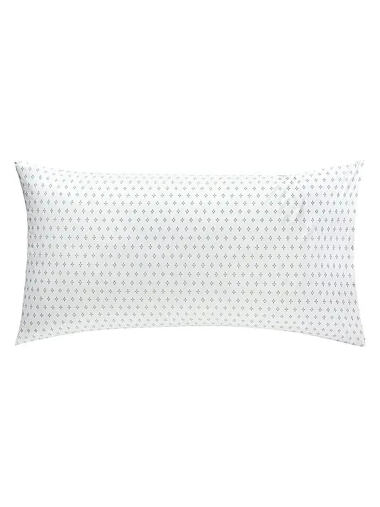 Malacca Organic Cotton Percale Bedding Collection – Blue on White