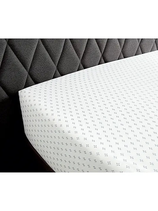 Malacca Organic Cotton Percale Bedding Collection – Blue on White