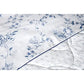 Malacca Organic Cotton Percale Bedding Collection – Blue on White