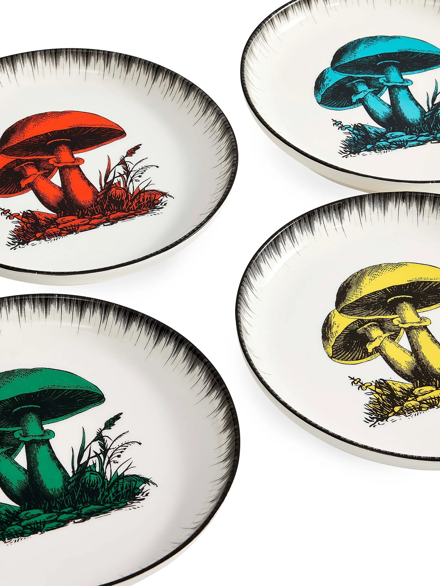 Botanist 4-Piece Canapé Plate Set