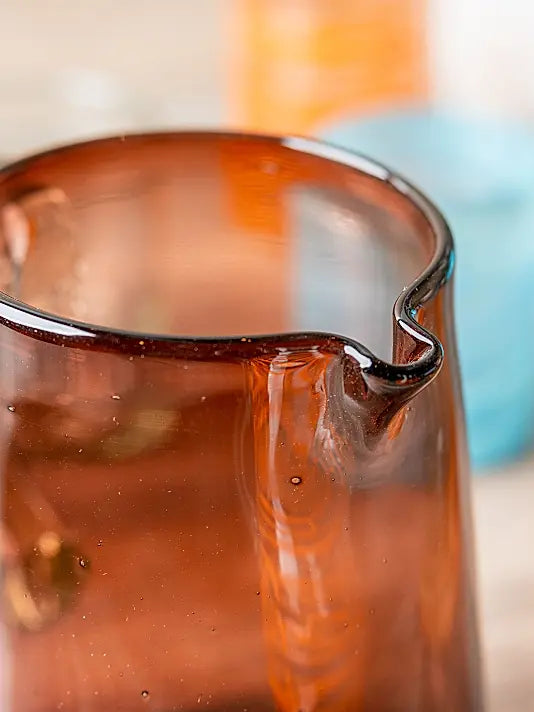 Handblown Glass Pitcher