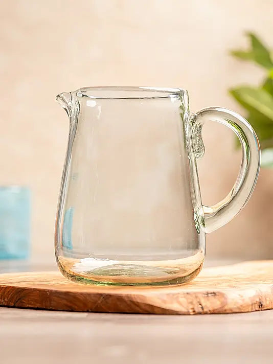 Handblown Glass Pitcher