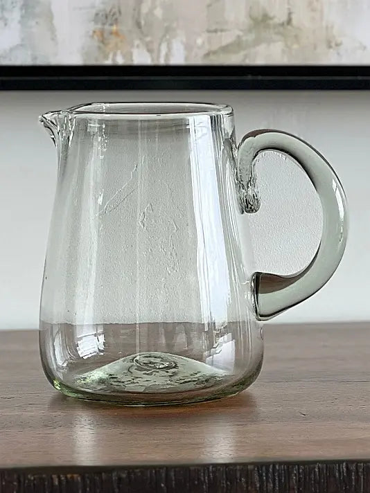 Handblown Glass Pitcher