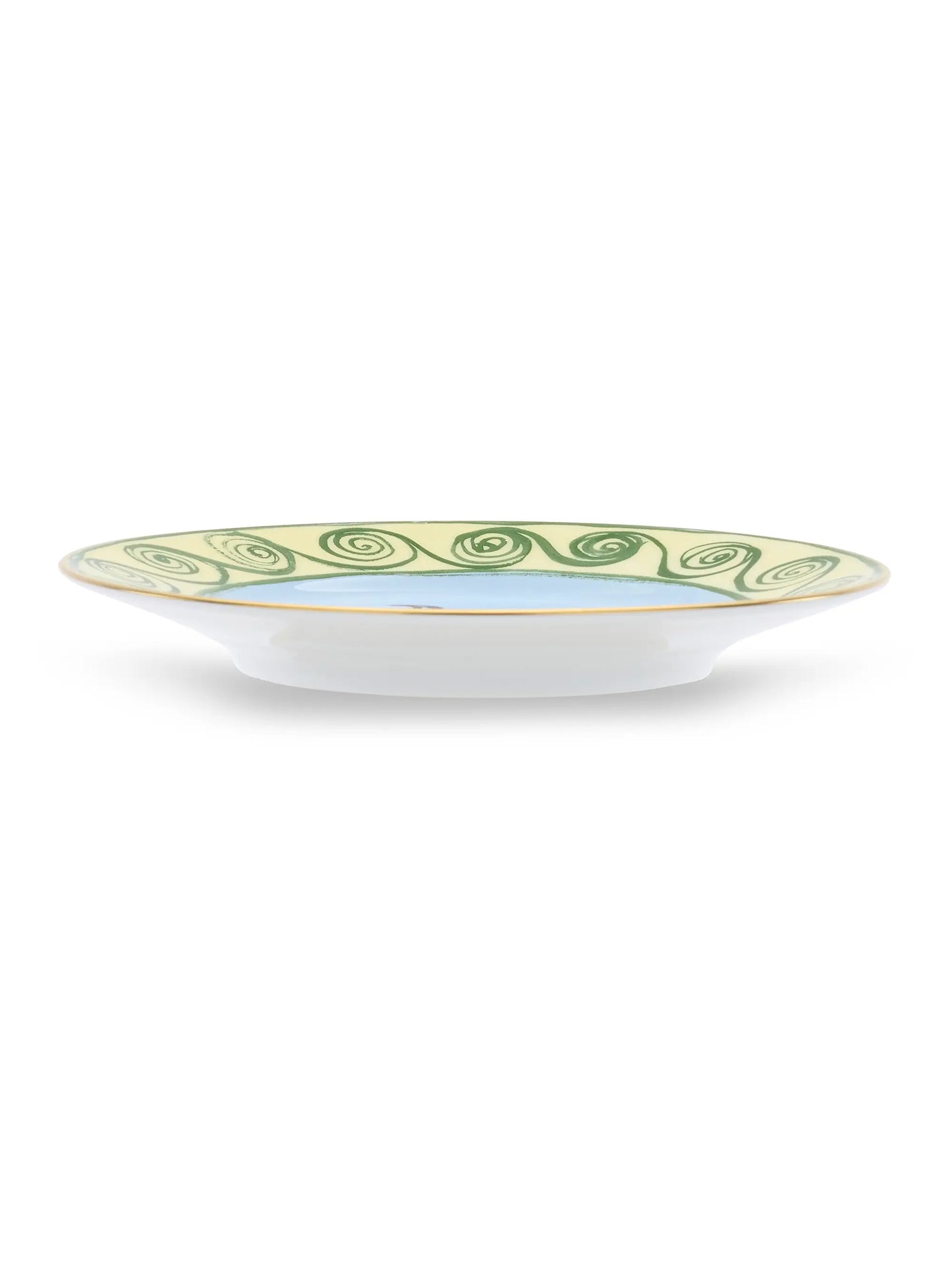 Celeste Giallo Flat Bread Plate