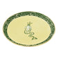 Mythical Marine Porcelain Charger Plate (Verde Giallo)