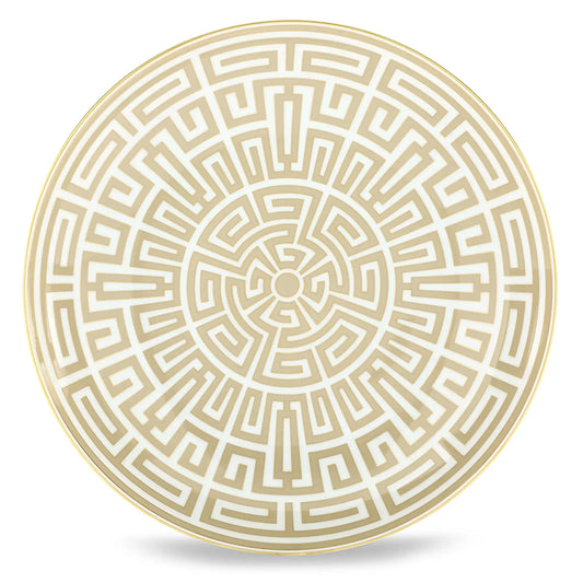 Labirinto Flat Porcelain Plate