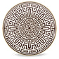 Labirinto Flat Porcelain Plate