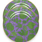 Green Lilac Porcelain Dessert Plate Set (2-Piece)